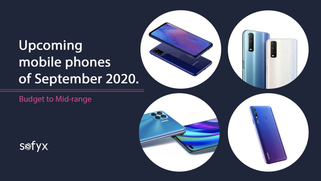 Upcoming mobile phones of September 2020.